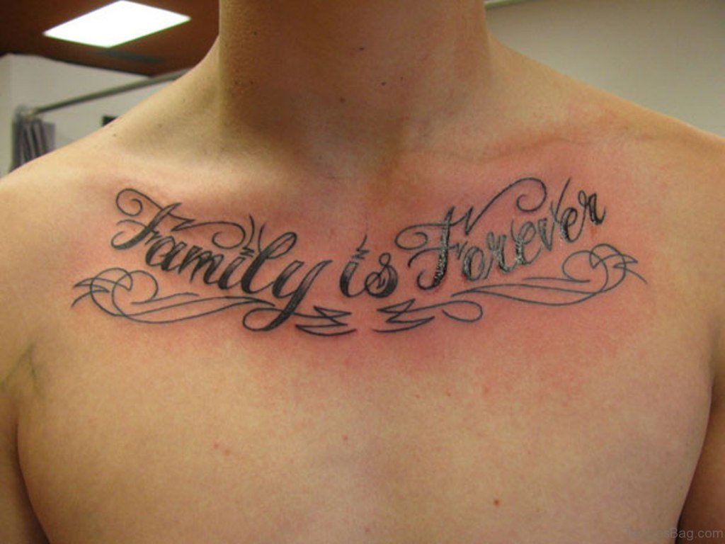 meaningful family chest tattoos for men 0082