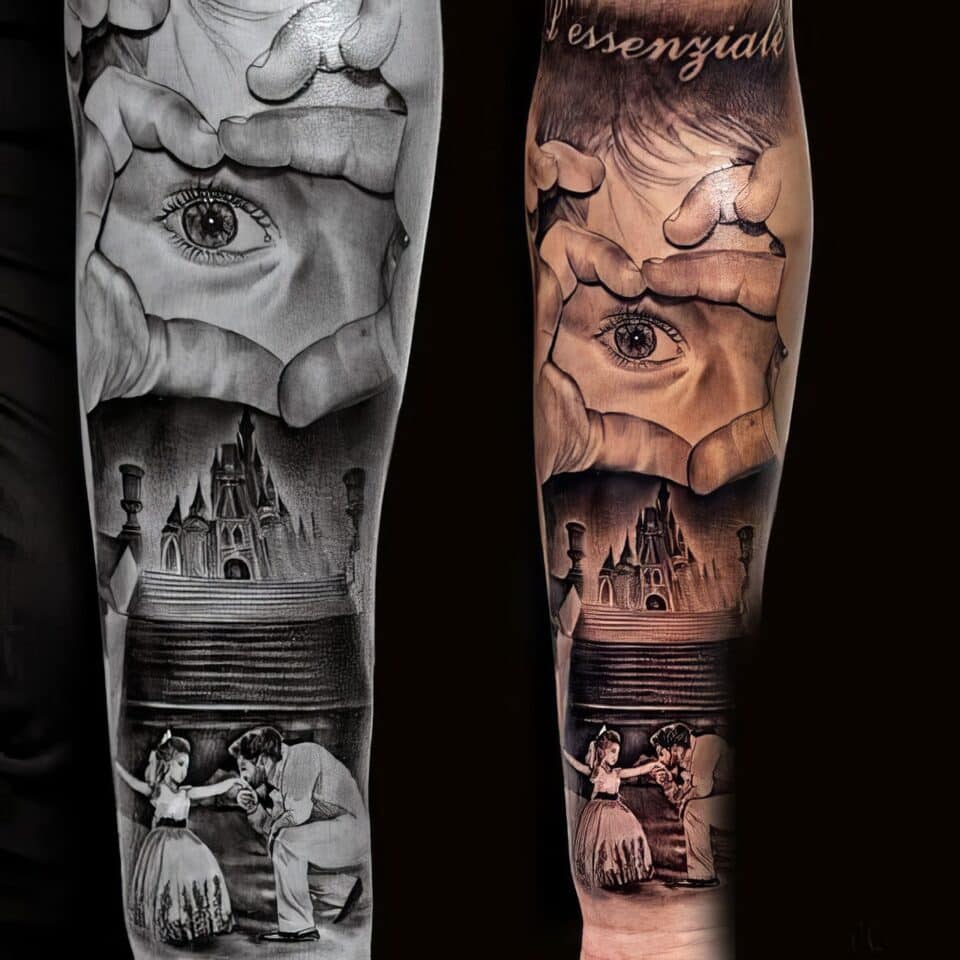 meaningful family sleeve tattoos for men styles