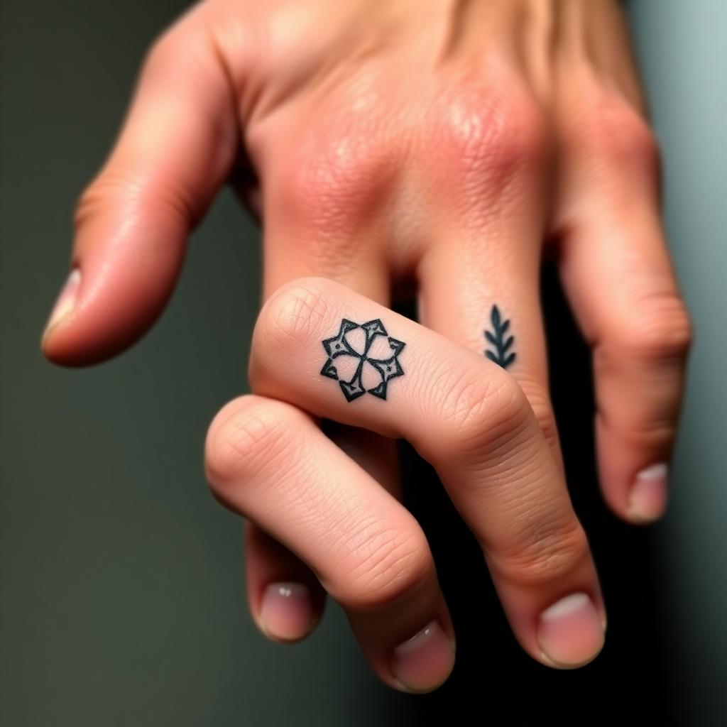 meaningful finger tattoos for men