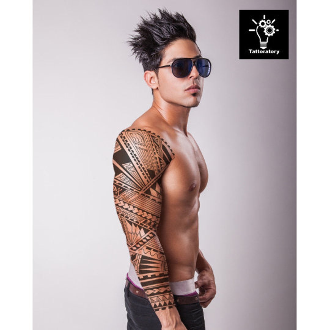 meaningful tribal tattoos for men sleeve