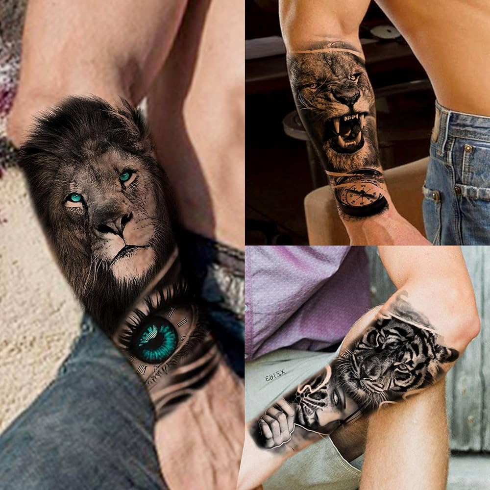 meanings of lion tattoos for men