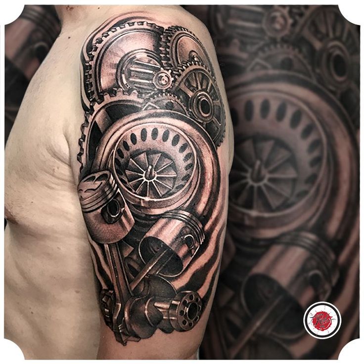 mechanic tattoos for men 0016