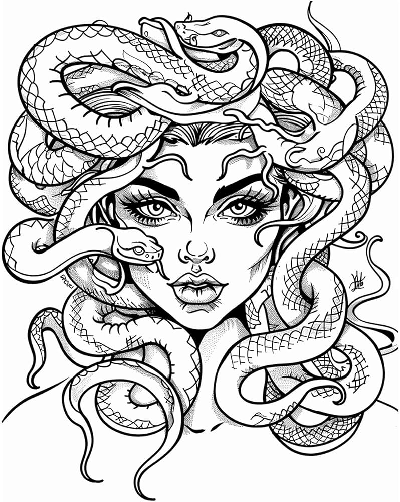 Medusa half-sleeve tattoos for men