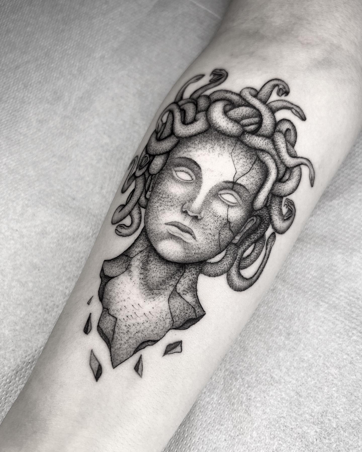 Medusa tattoos for men and their meanings