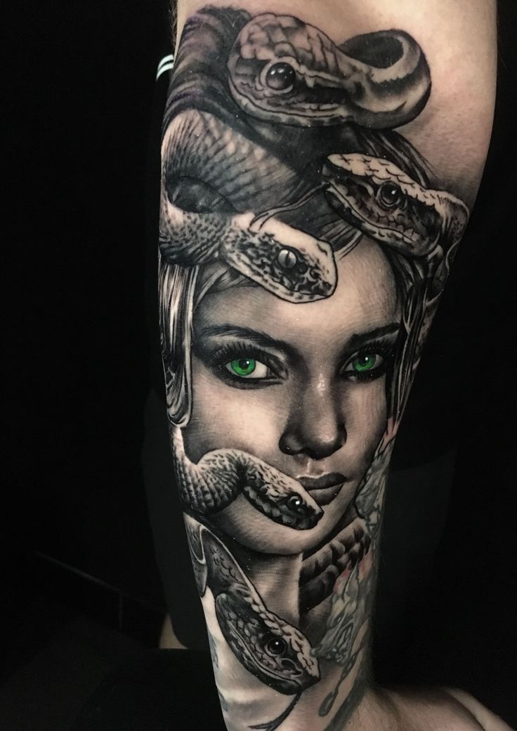 Medusa tattoos for men designs