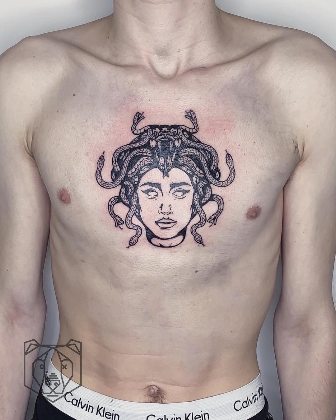 Medusa tattoos for men 0011