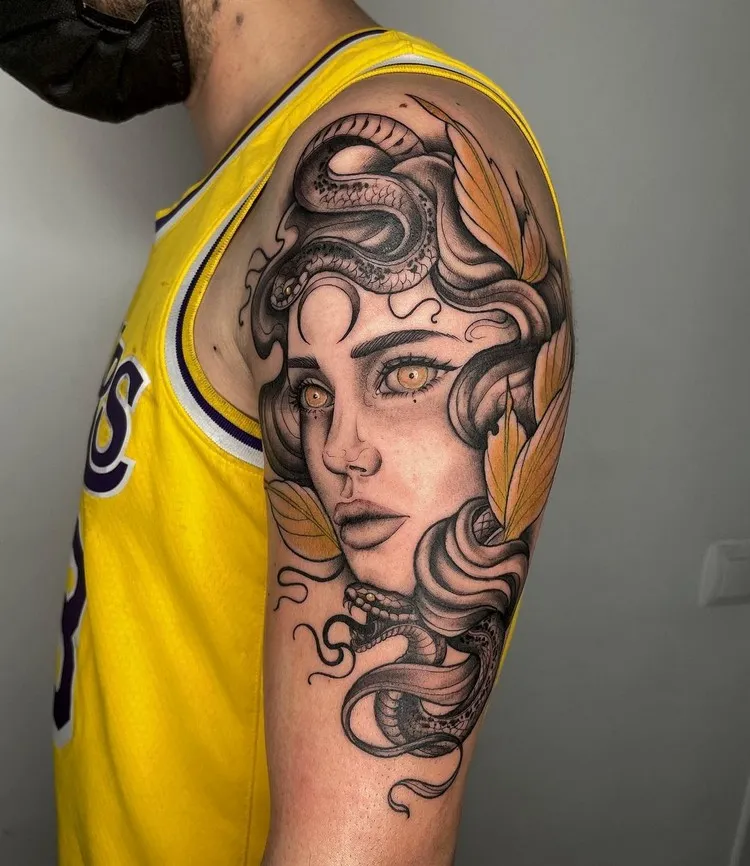 Medusa tattoos for men 0025