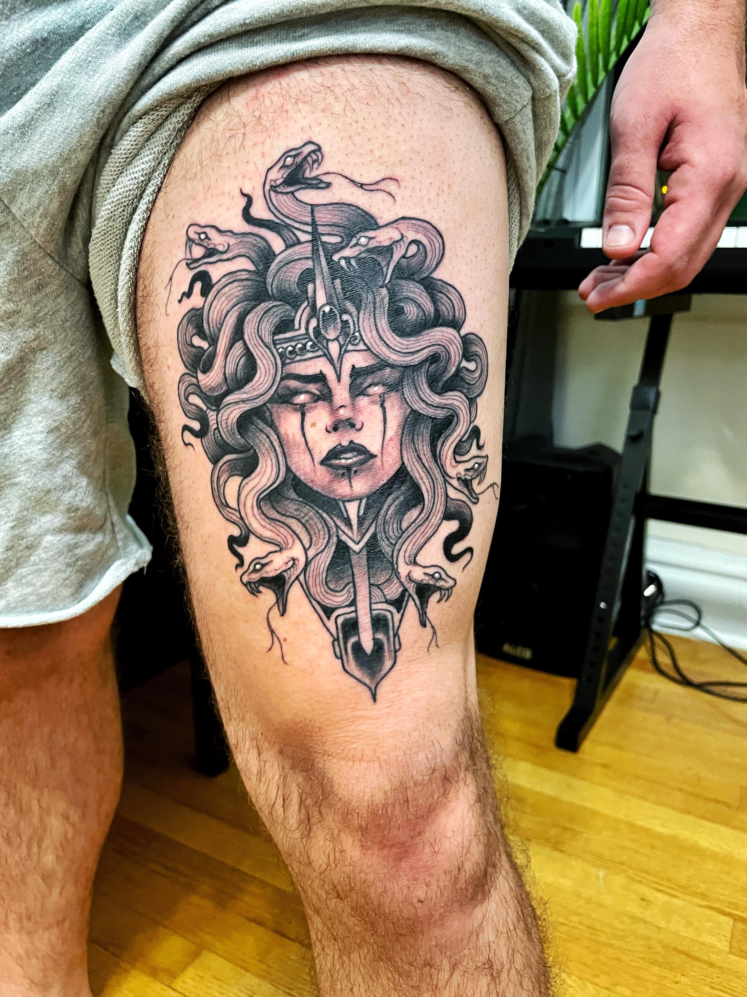 Medusa tattoos for men 0026