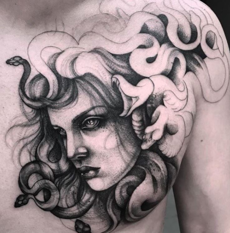 Medusa tattoos for men 0032