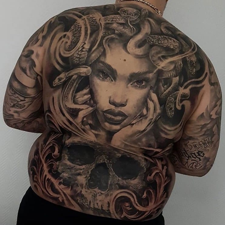 Medusa tattoos for men 0034