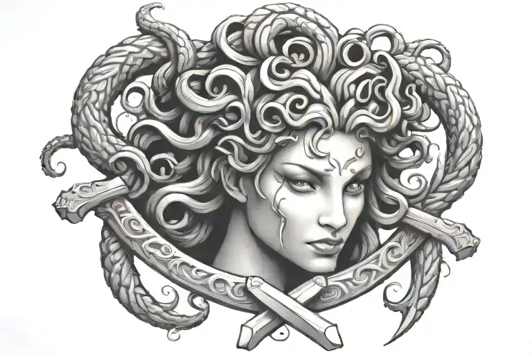 Medusa tattoos for men 0057