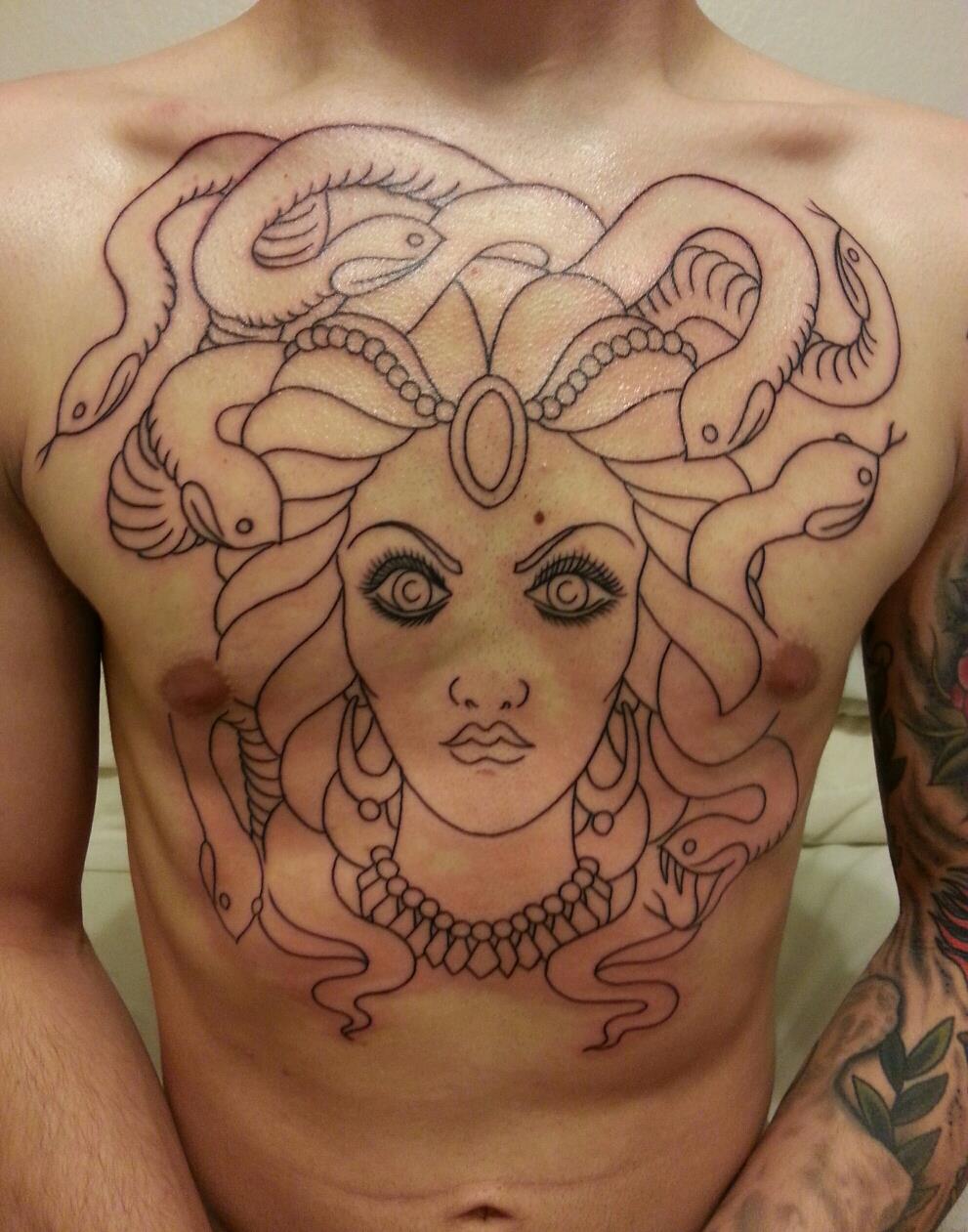 Medusa tattoos for men 0069