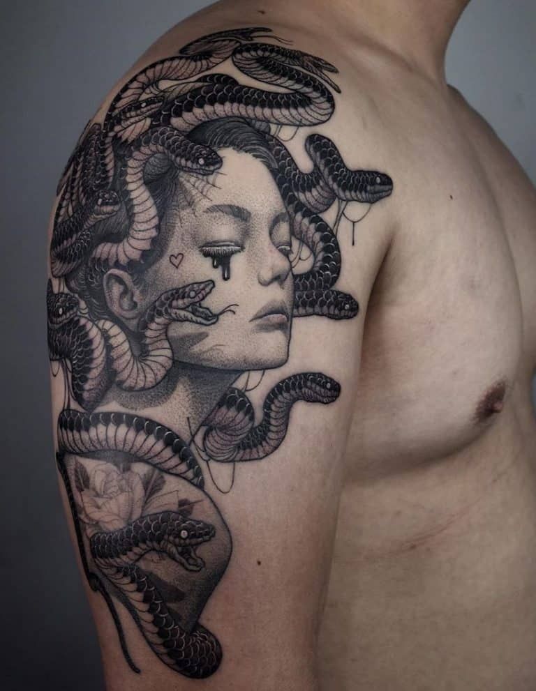 Medusa tattoos for men 0071