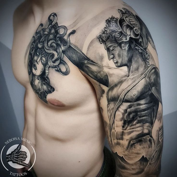 Medusa tattoos for men 0077