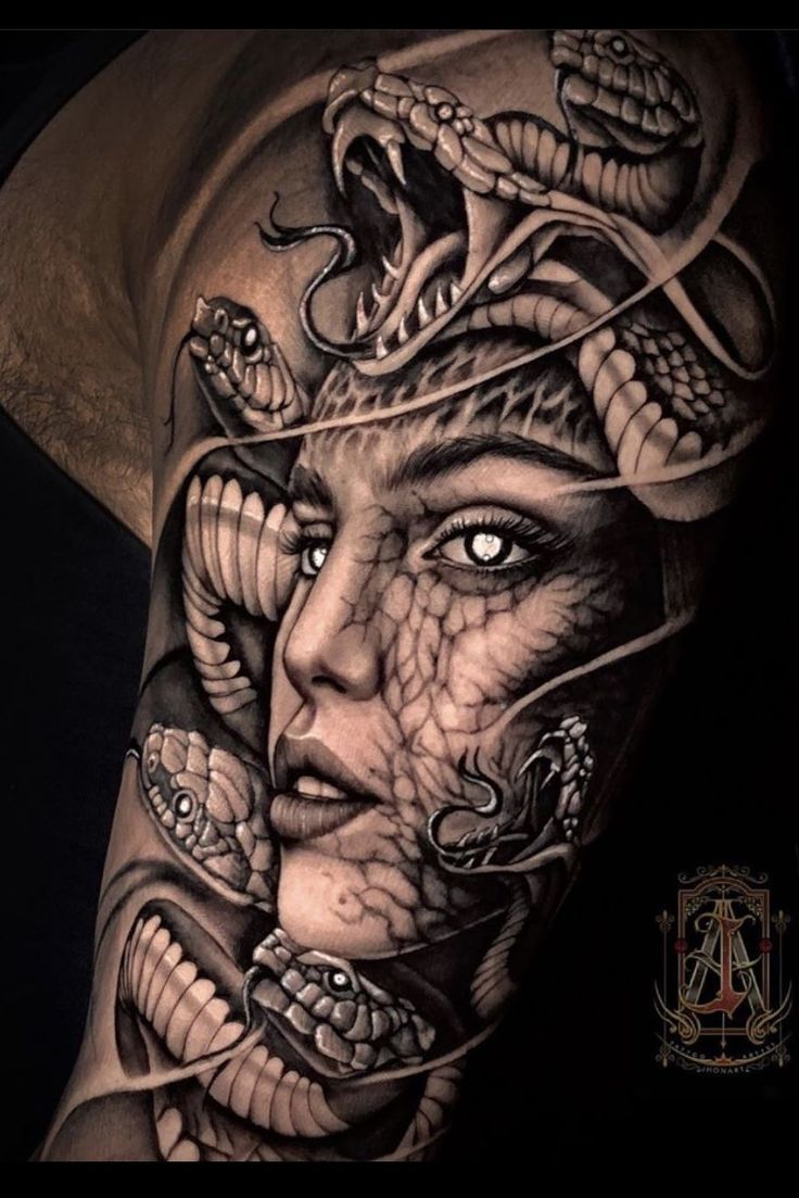 Medusa tattoos for men 0082