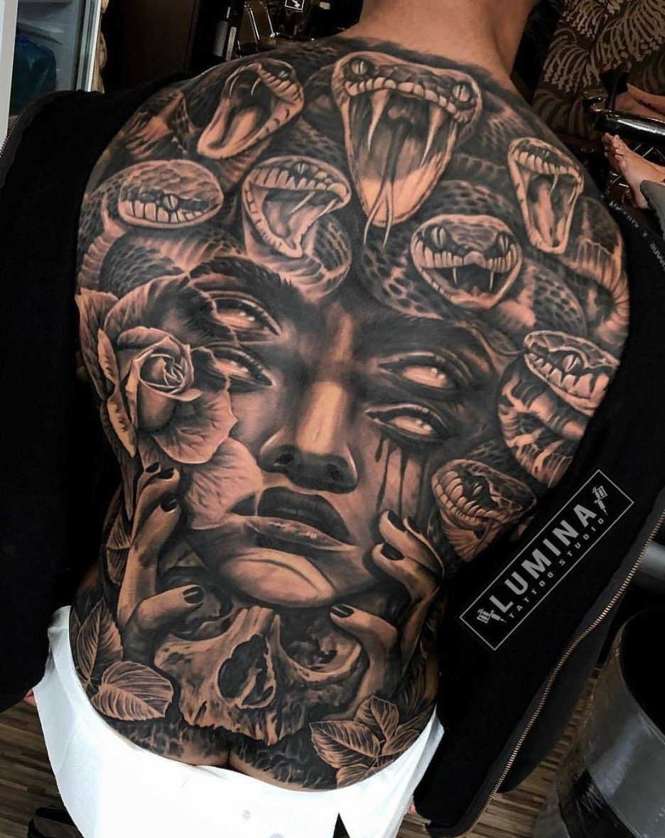 Medusa tattoos for men 0096