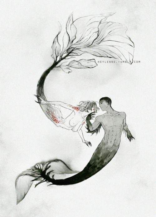 mermaid tattoos for men symbolism