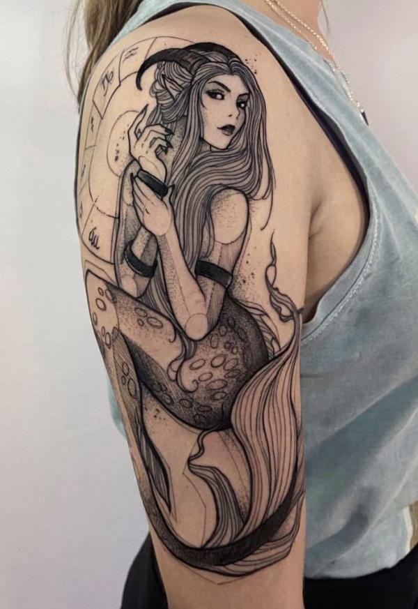 mermaid tattoos for men 0015