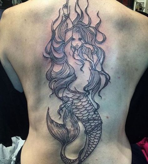 mermaid tattoos for men 0063