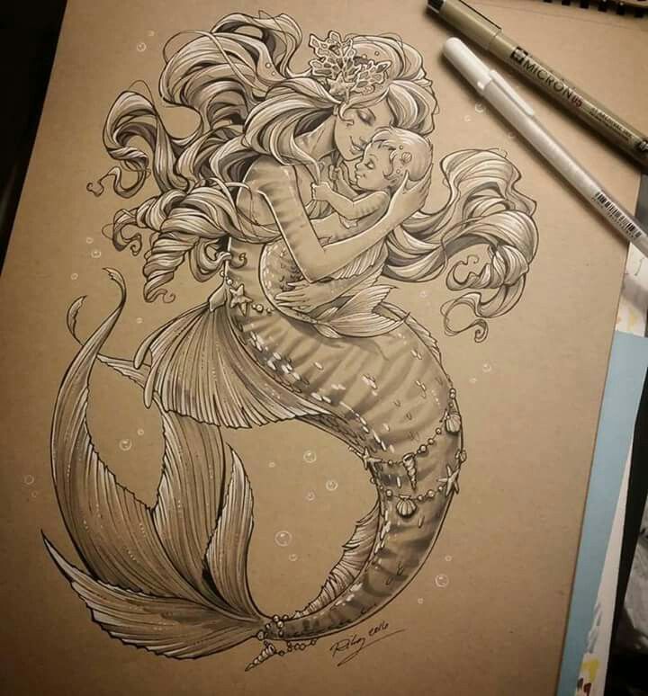 mermaid tattoos for men 0066