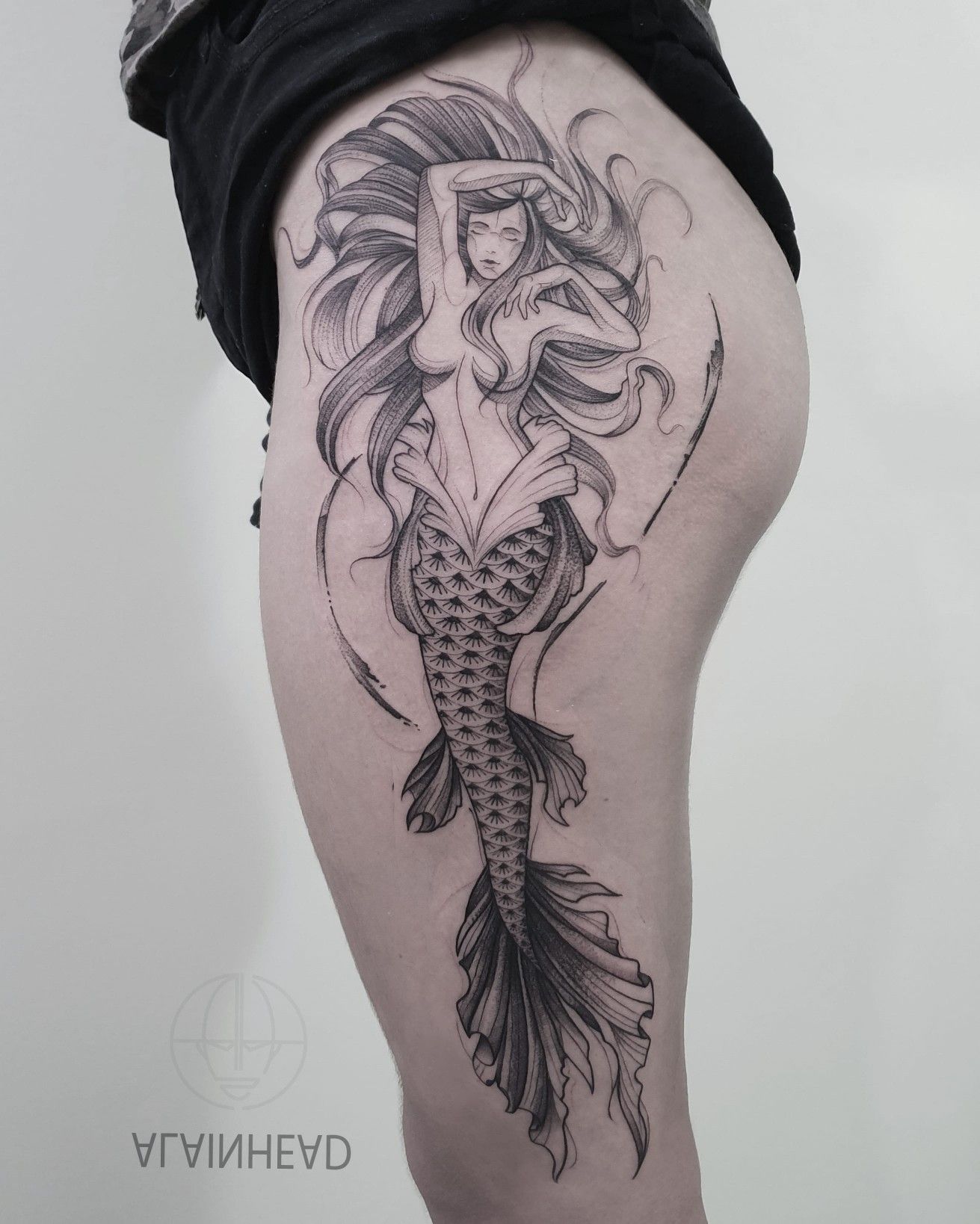 mermaid tattoos for men 0082