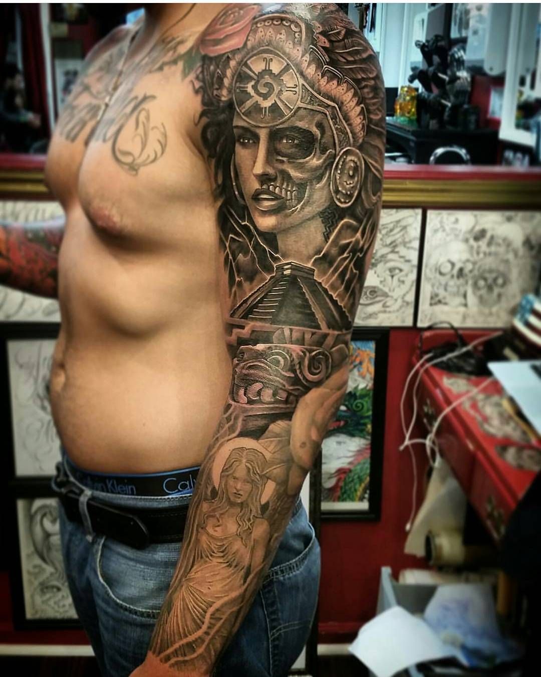 Mexican tattoos for men designs