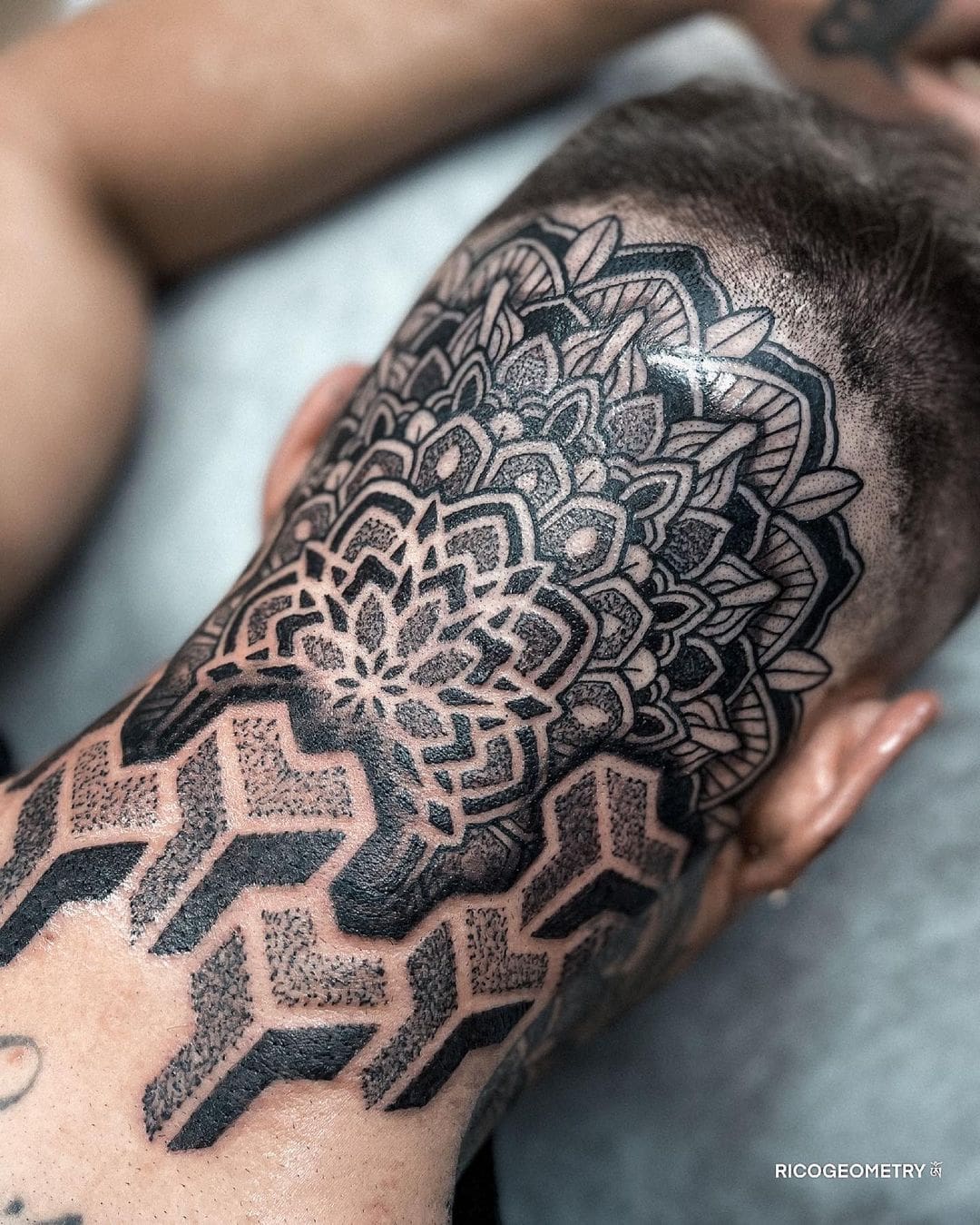 middle neck tattoos for men ideas