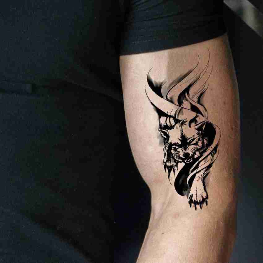 minimalist fox tattoos for men concepts