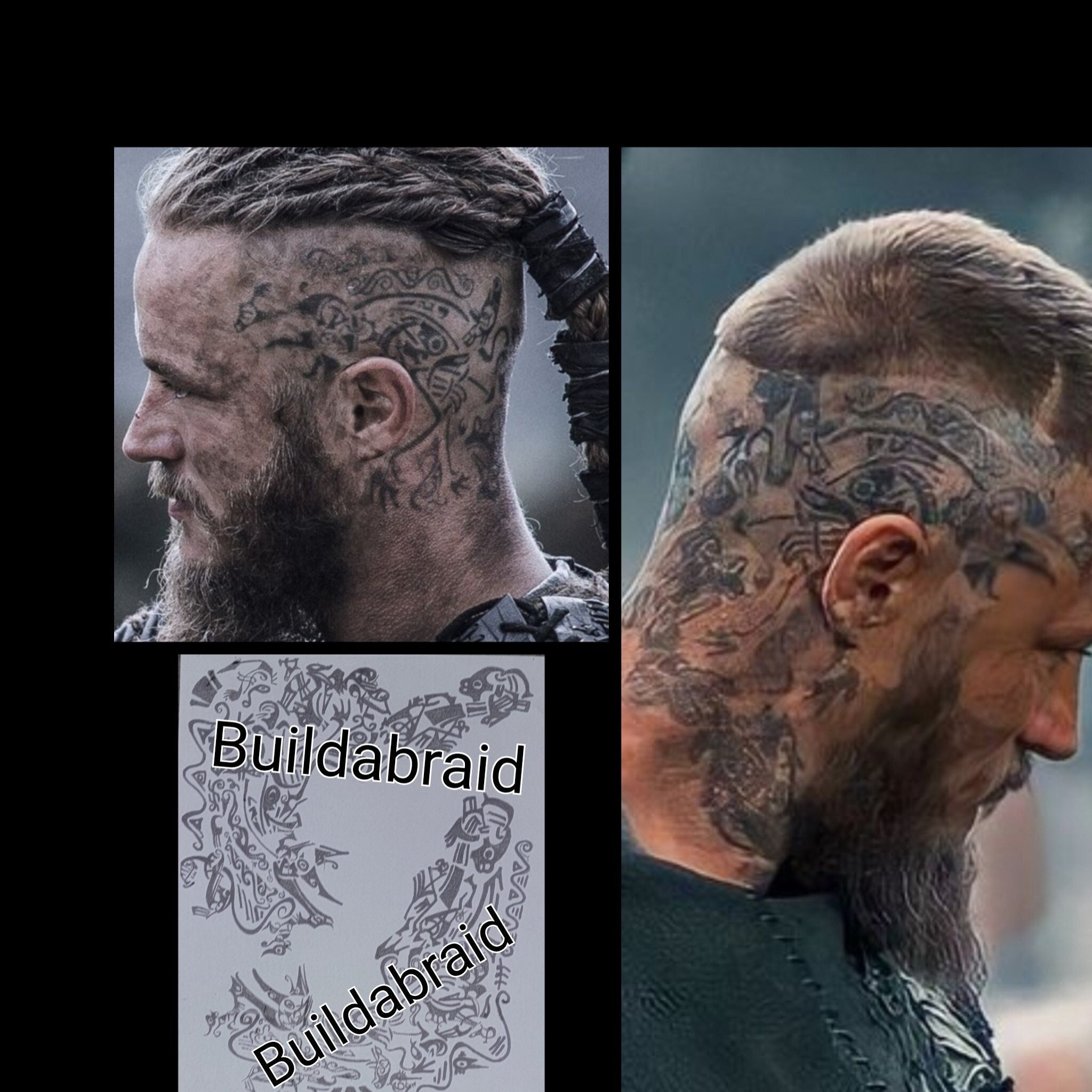 minimalist head tattoos for men