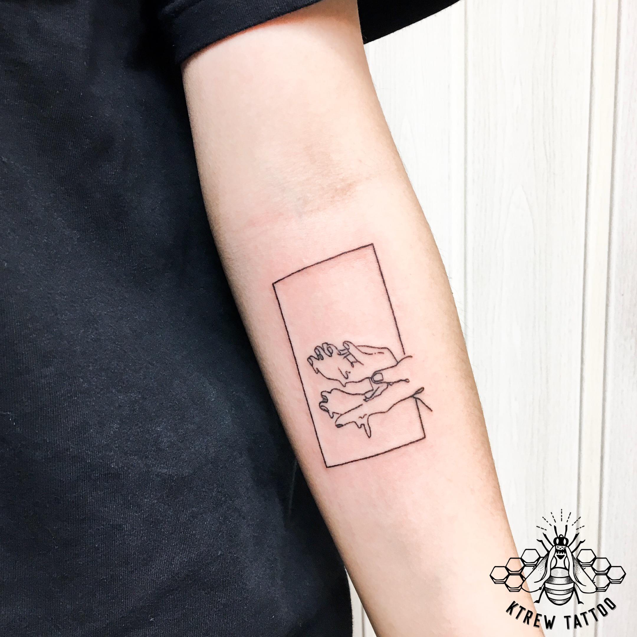 minimalist tattoo for men