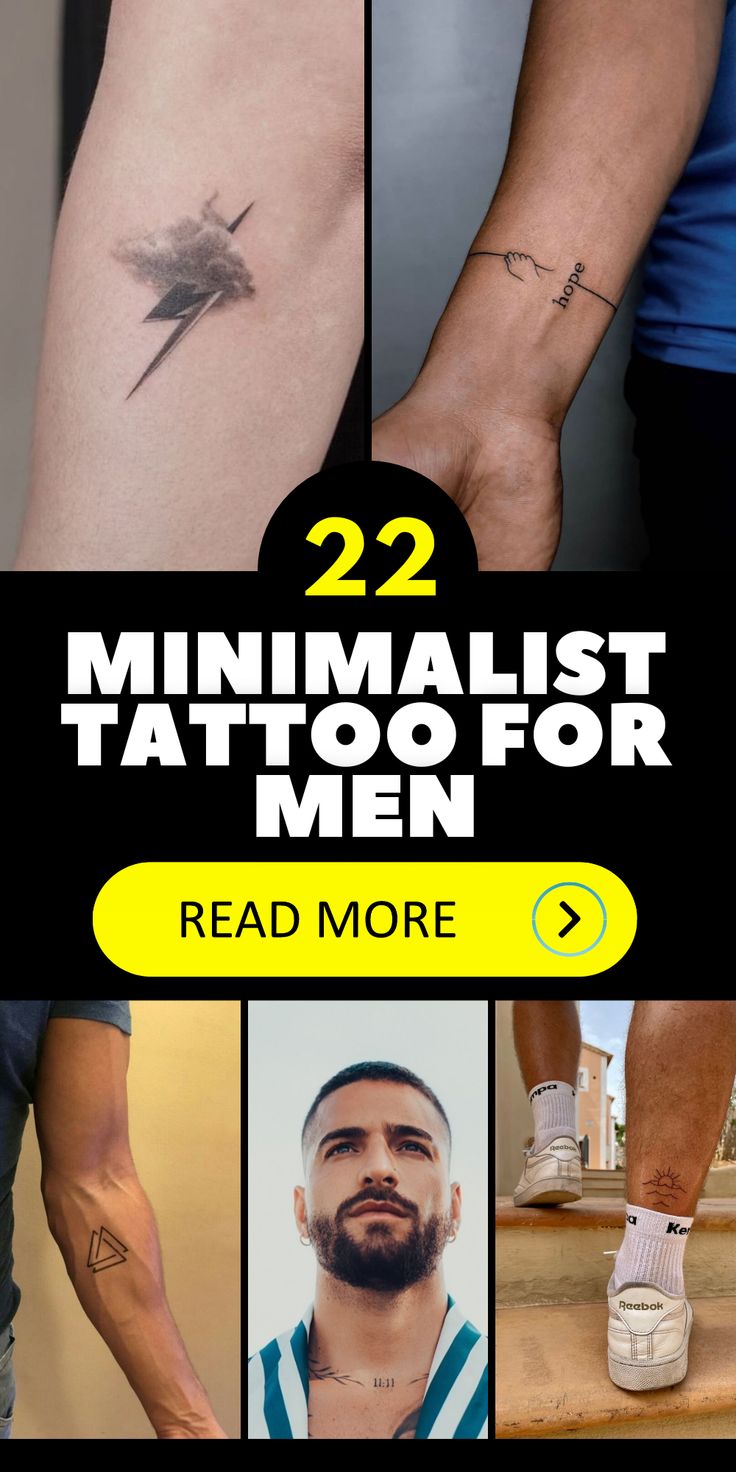 minimalist tattoos for men 0015