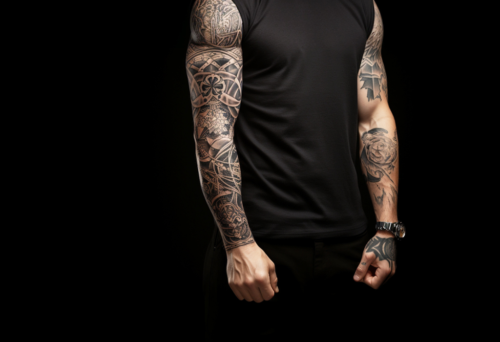 money outer forearm tattoos for men 0094