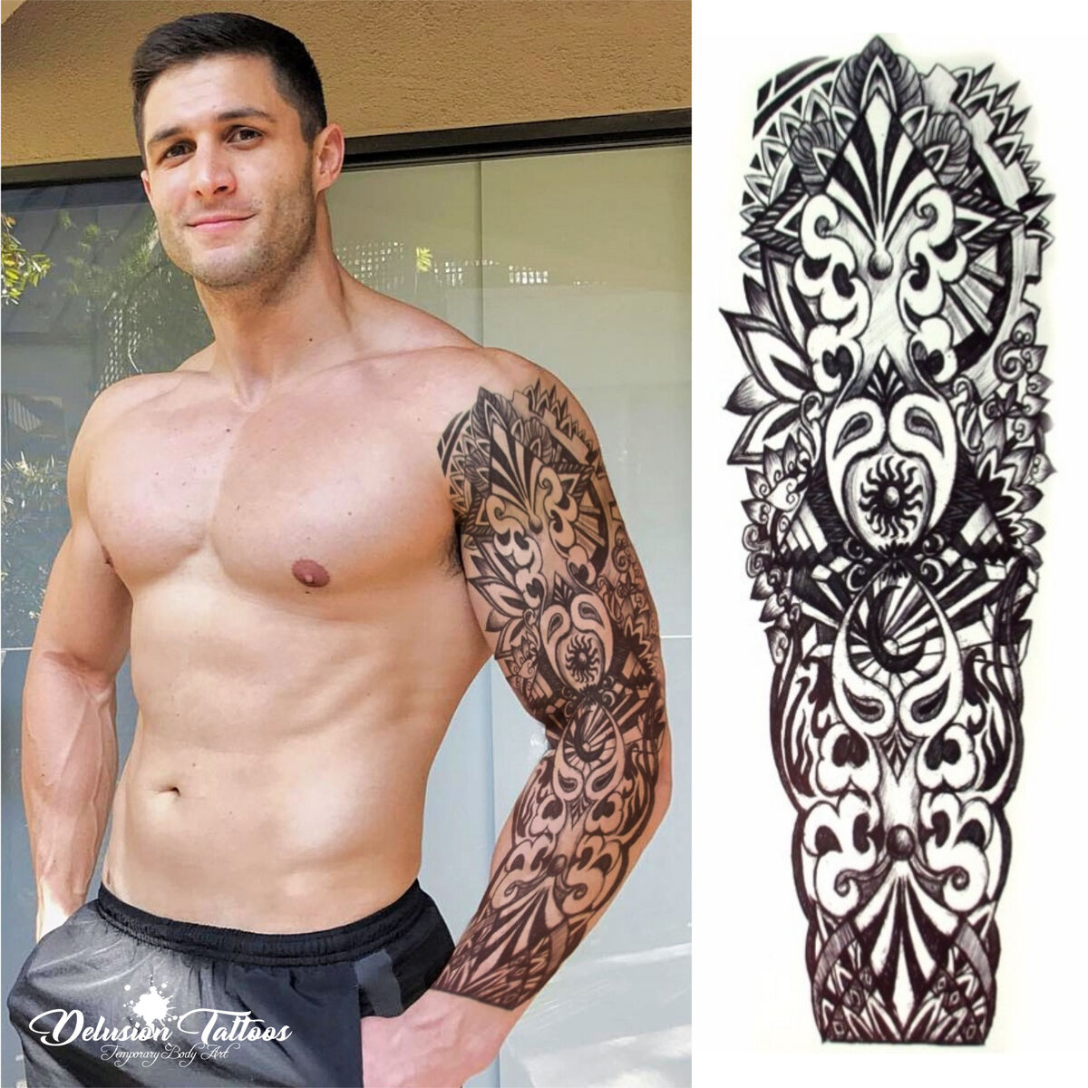 moon tattoos for men 0049