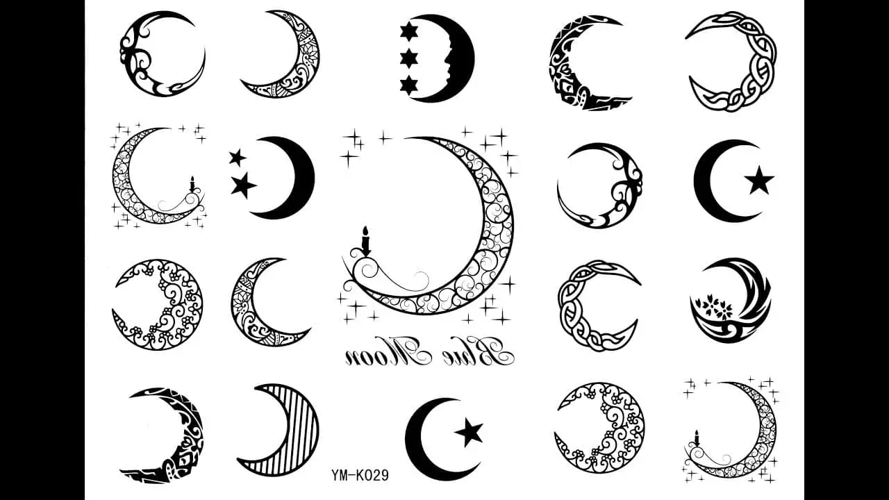 moon tattoos for men 0096