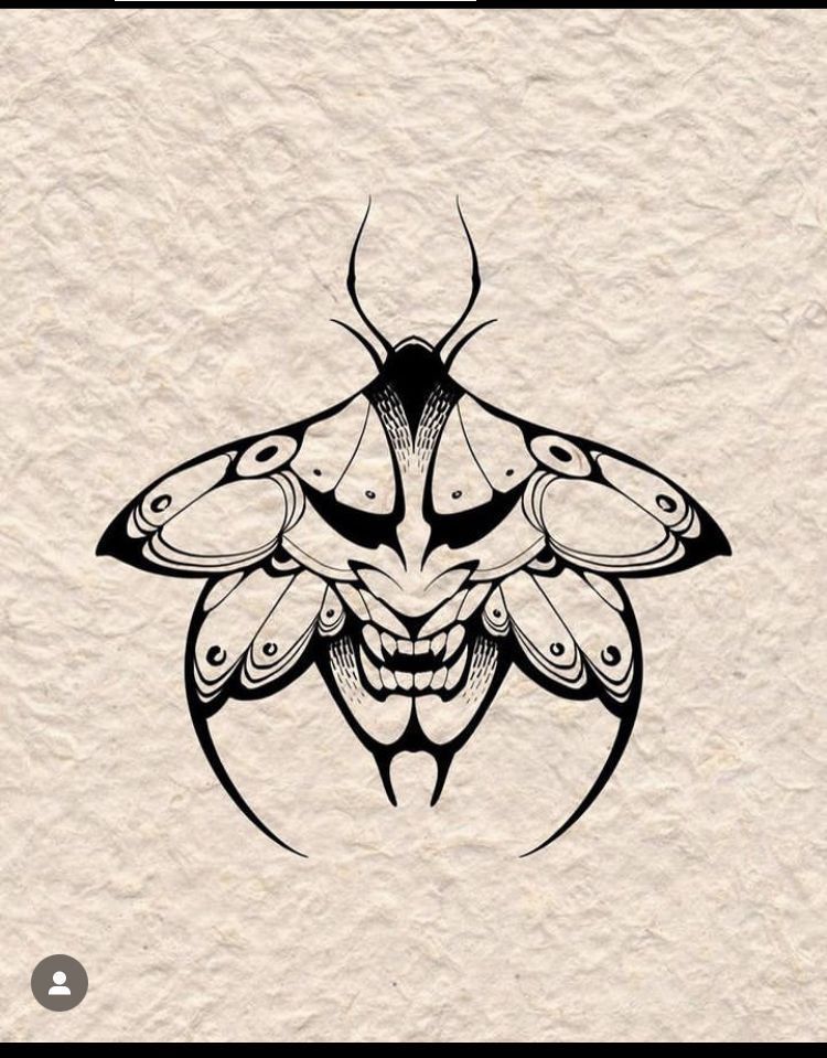 moth tattoos for men 0010