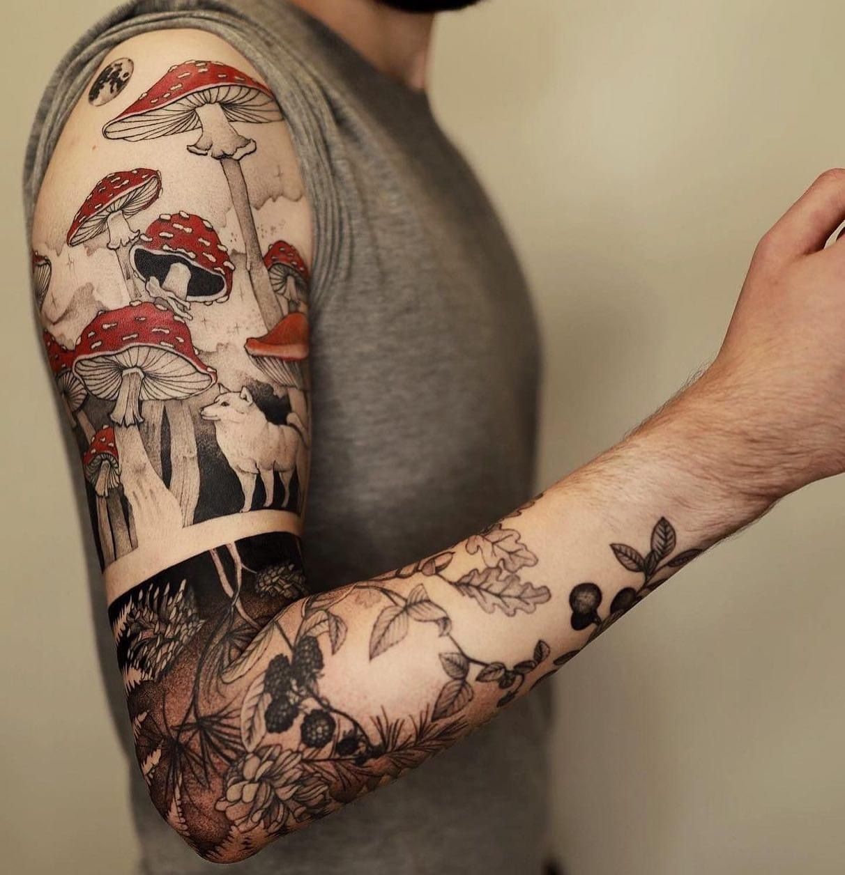 moth tattoos for men 0012