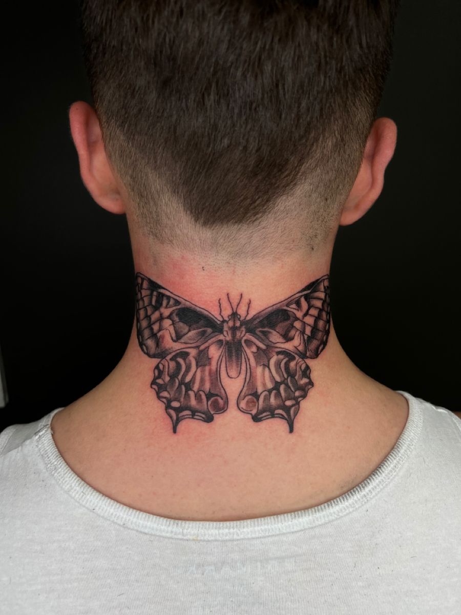 moth tattoos for men 0025