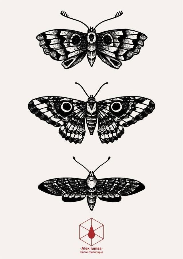 moth tattoos for men 0037