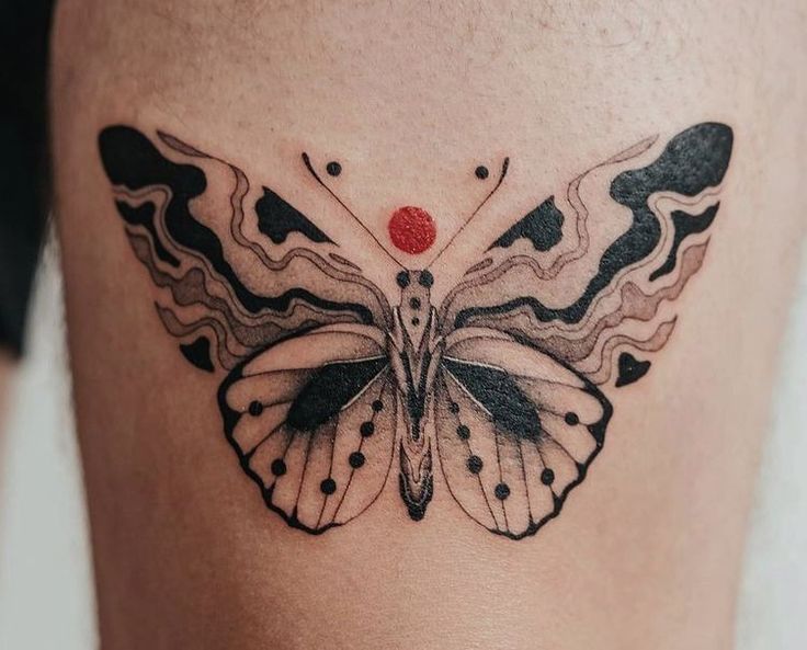 moth tattoos for men 0039