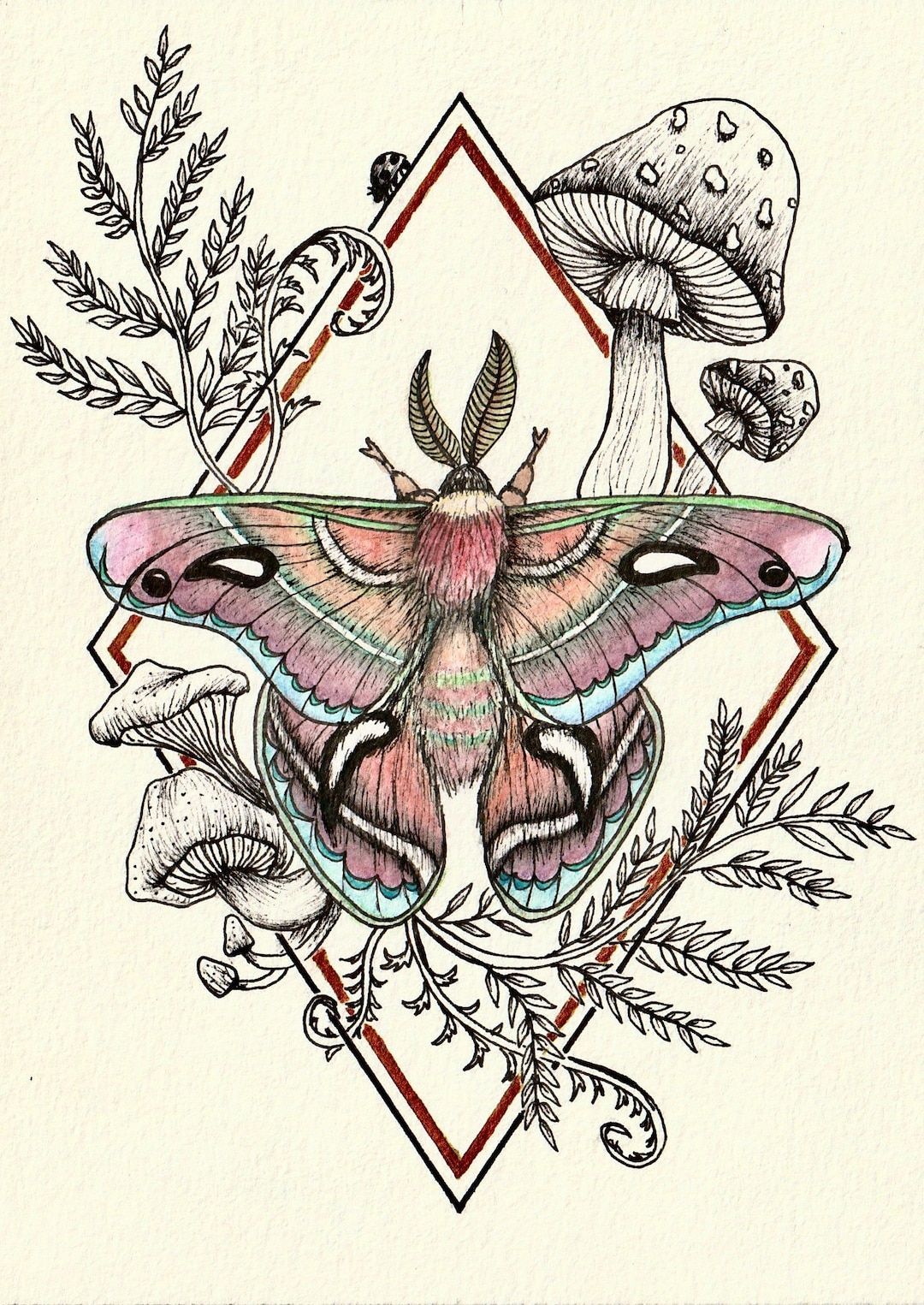 moth tattoos for men 0061