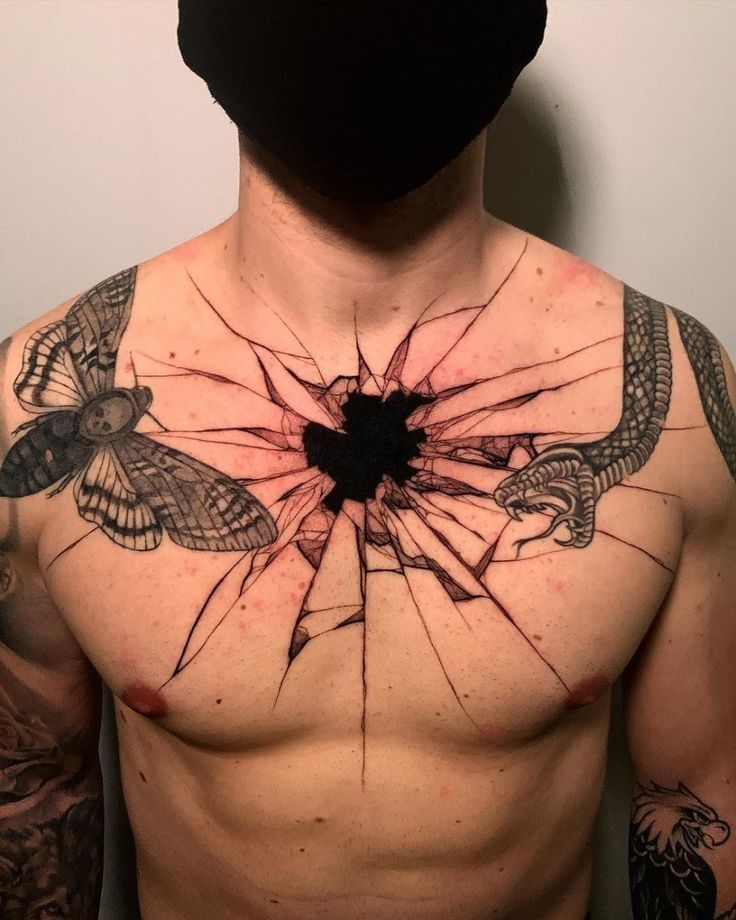 moth tattoos for men 0062