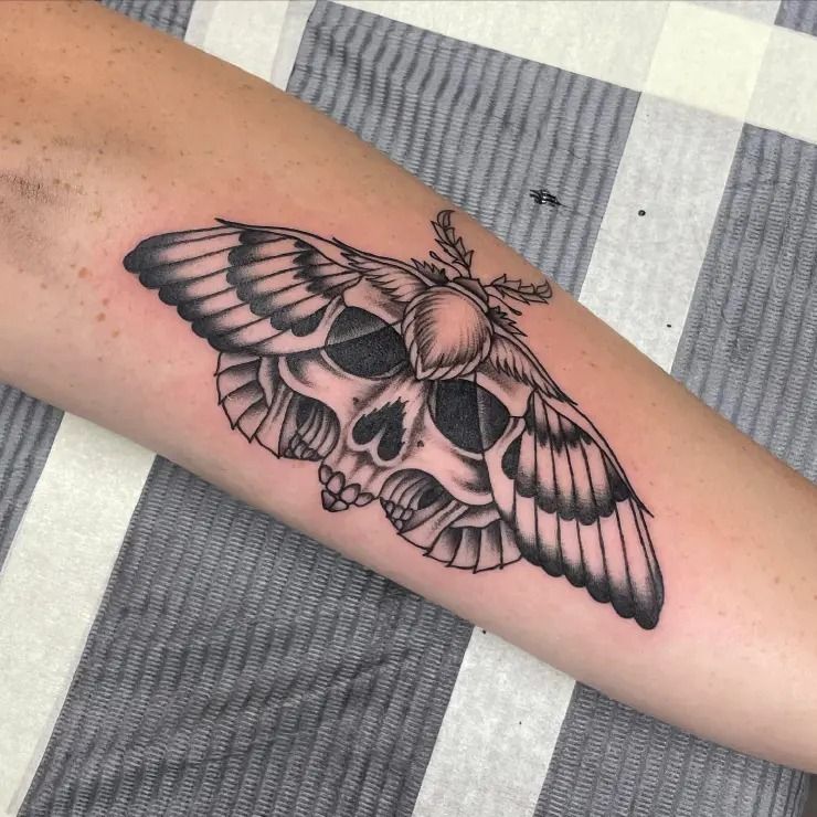 moth tattoos for men 0066