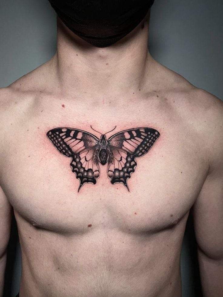 moth tattoos for men 0092