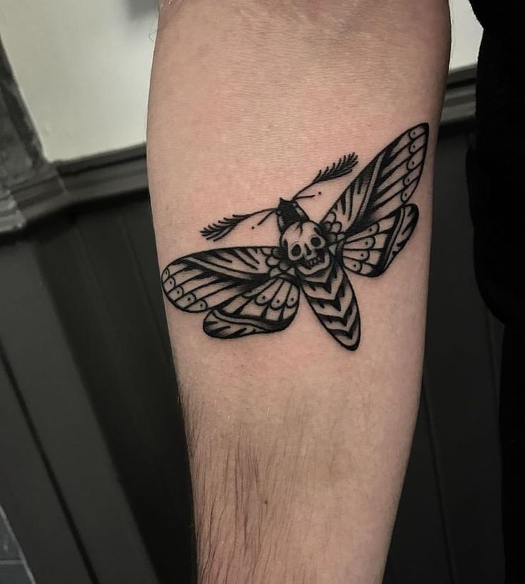 moth tattoos for men 0095