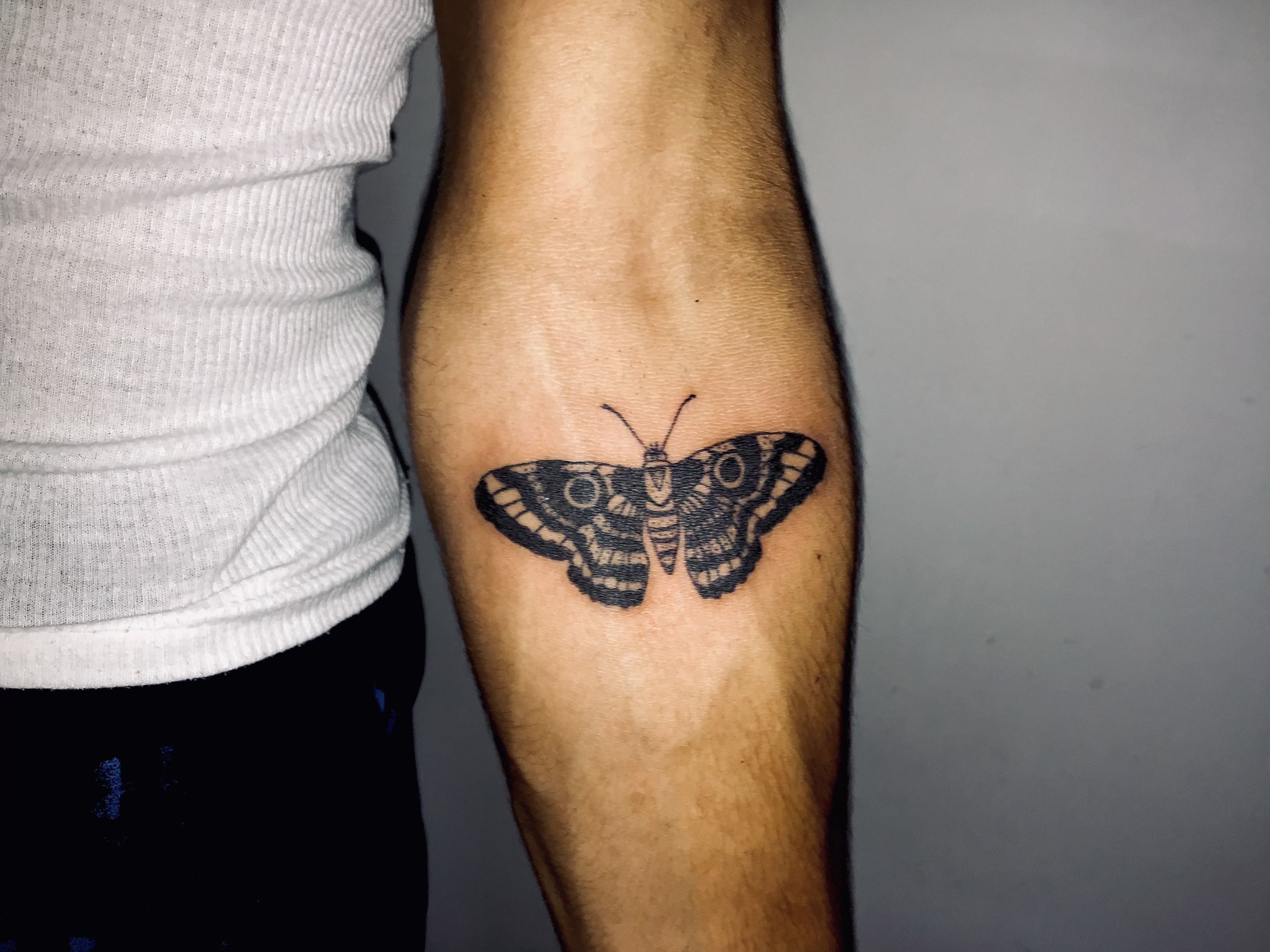 moth tattoos for men 0096