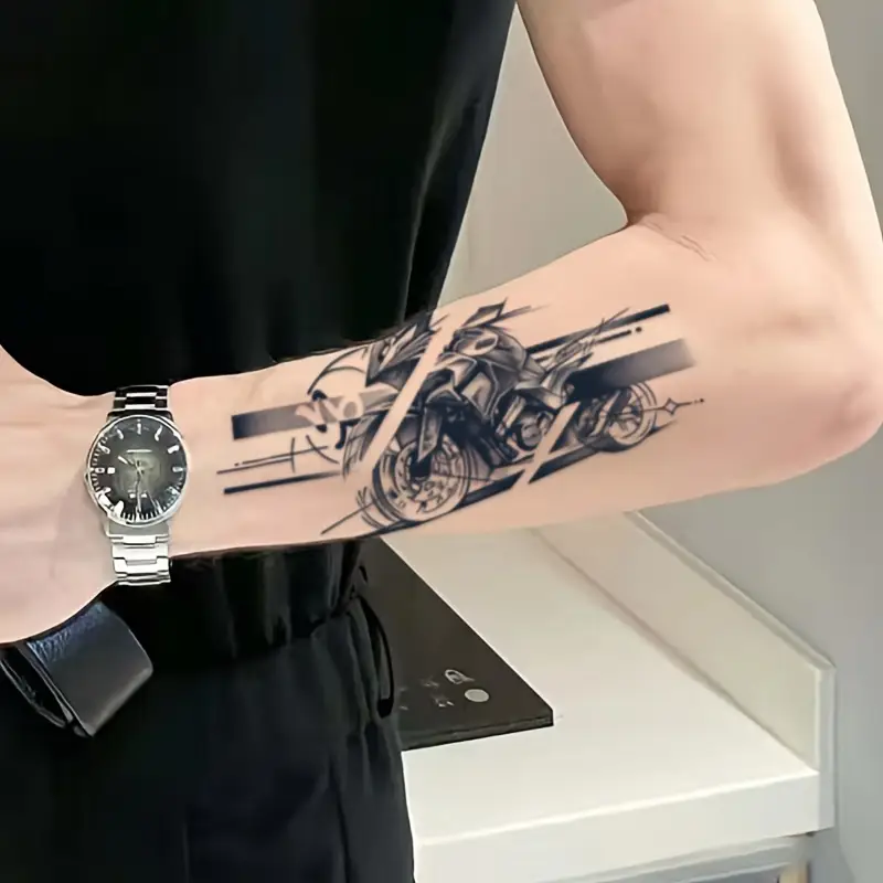 motorcycle tattoos for men 0019