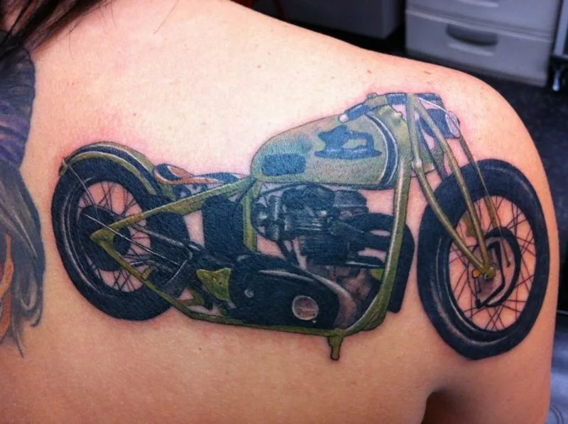 motorcycle tattoos for men 0027