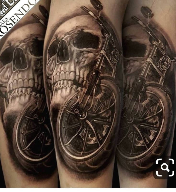 motorcycle tattoos for men 0063