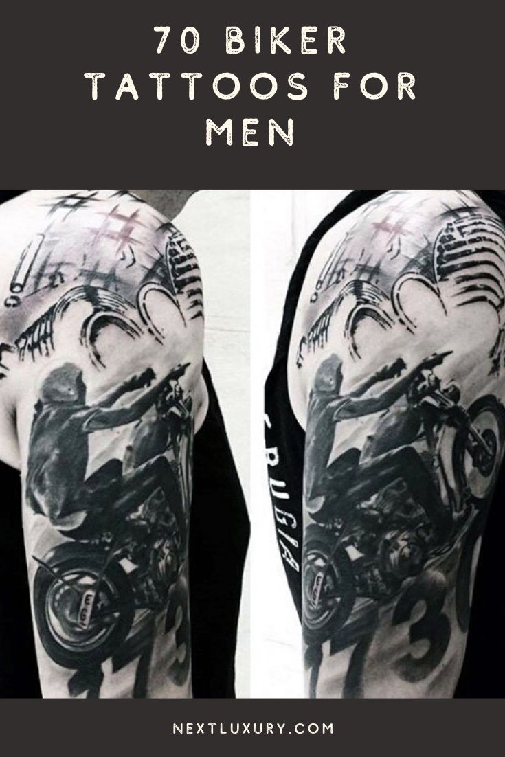 motorcycle tattoos for men 0064