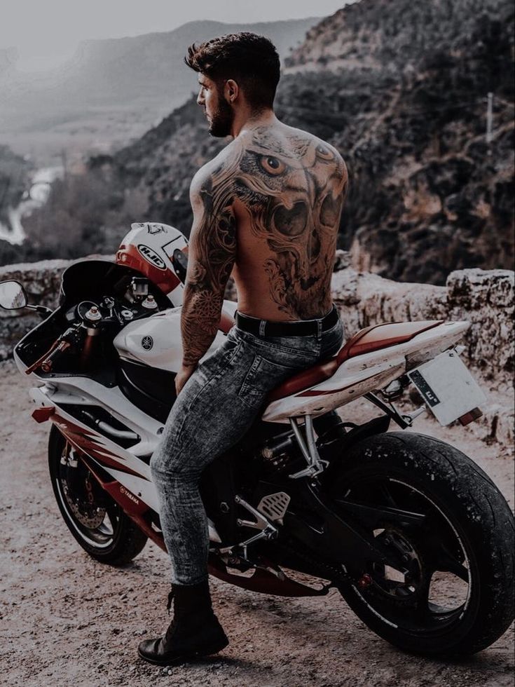 motorcycle tattoos for men 0084